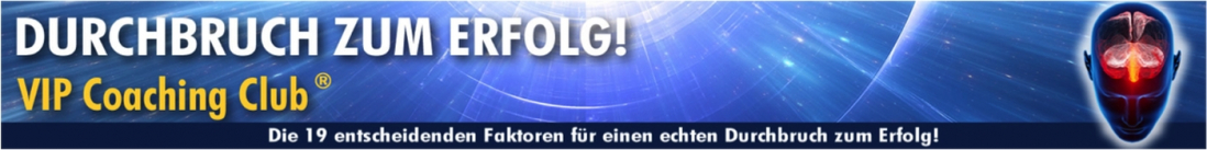 Durchbruch zum Erfolg